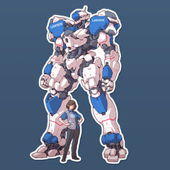 Lawson Mecha Sticker