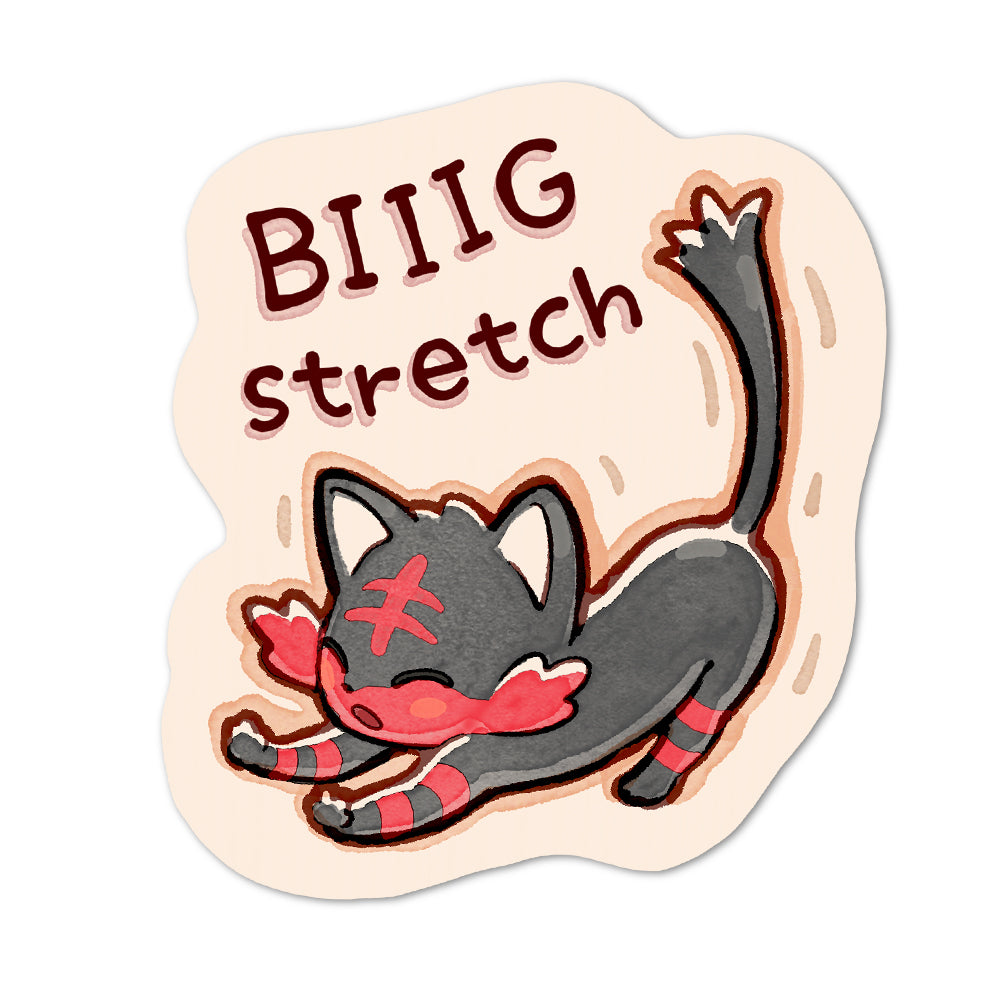 'Big Stretch' Sticker