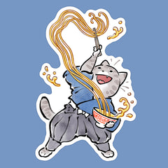 'Ramen Cat' Sticker