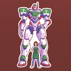 Seven Eleven Mecha Sticker