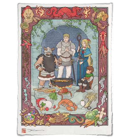 'A Trial of Strength' ジクレー版画