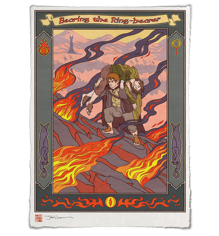 'A Trial of Strength' ジクレー版画