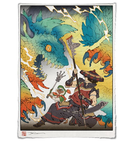 'Blood and Thunder' ジクレー版画