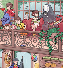 'Cozy Café' Giclée Print