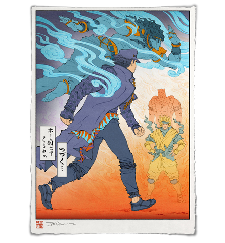 'A Trial of Strength' ジクレー版画