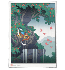 'Waiting Out the Rain' Giclée Print