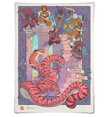 'A Trial of Strength' ジクレー版画