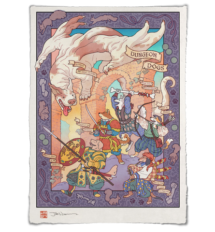 'A Trial of Strength' ジクレー版画