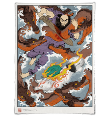 'The Eight-Forked Serpent' Giclée Print