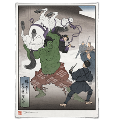 'Green Demon' Giclée Print