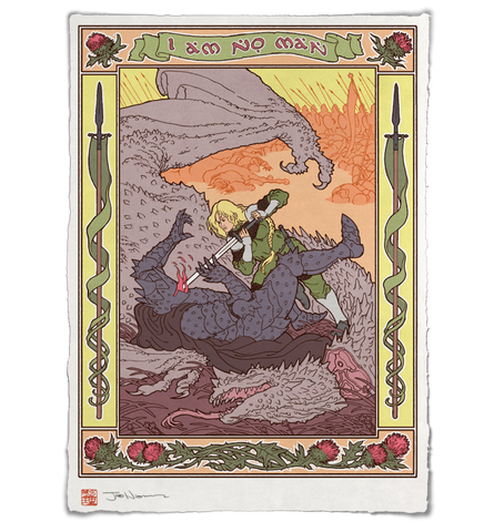 'A Trial of Strength' ジクレー版画