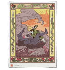 'I Am No Man' Giclee Print