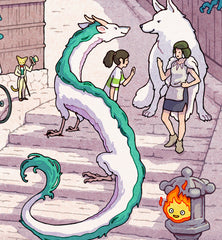 **Pre-Order** 'Meeting Old Friends'  Scroll