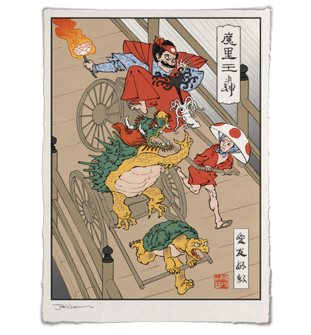 'Rickshaw Cart' Giclée ジクレー版画