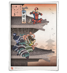 'Rooftop Hero' Giclée Print