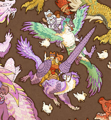 **Pre-Order** 'Among Monsters' Wall Scroll