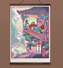 **Pre-Order** 'Reunion at the Tea House' Wall Scroll