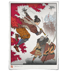 'Shinobi Wolf' Giclée Print