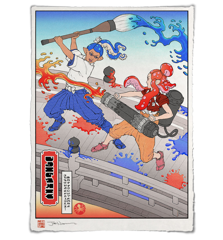 'A Trial of Strength' ジクレー版画