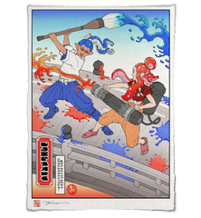 'Painting the Town' Giclée Print