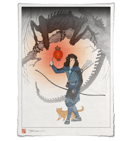 'The Dragon's Gift' ジクレー版画