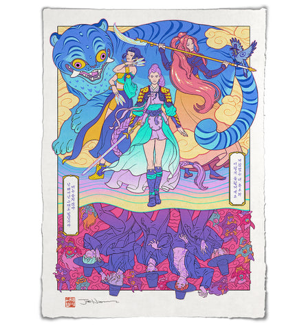 'A Trial of Strength' ジクレー版画