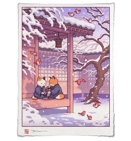 'A Trial of Strength' ジクレー版画