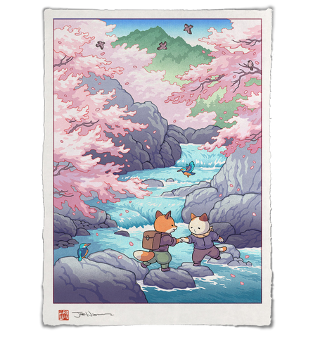 'A Trial of Strength' ジクレー版画