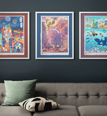 'Friends on Every Corner’ Giclee Print