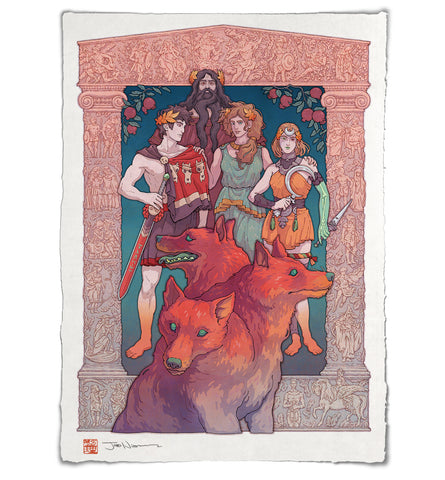 'A Trial of Strength' ジクレー版画