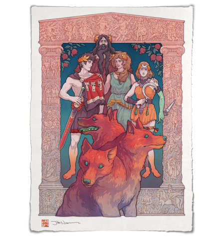 'A Trial of Strength' ジクレー版画