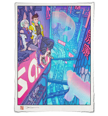 'A Trial of Strength' ジクレー版画