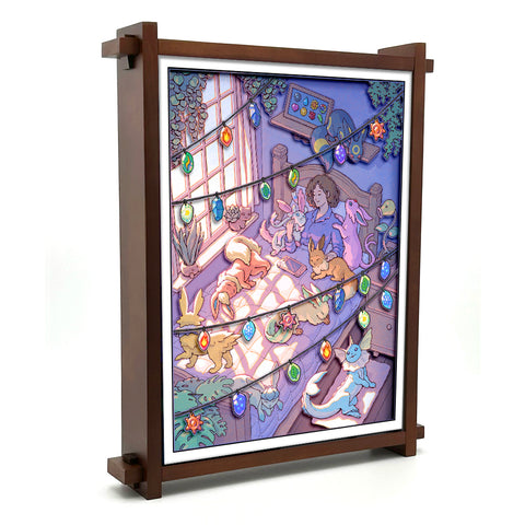 'Slow Morning' Shadow Box