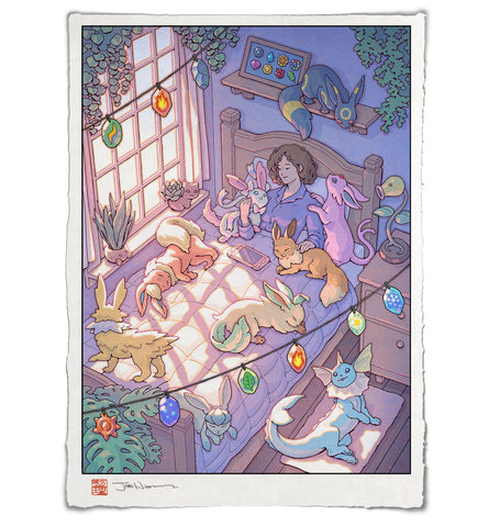 'A Trial of Strength' ジクレー版画