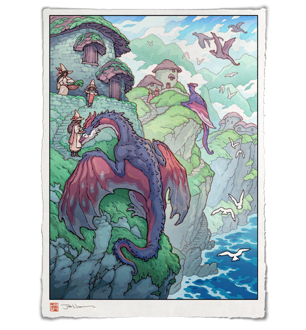 'A Trial of Strength' ジクレー版画