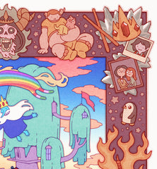 **Pre-Order**  'Heroes of Ooo' Wall Scroll
