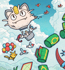 **Pre-Order** 'Kite Festival' Wall Scroll