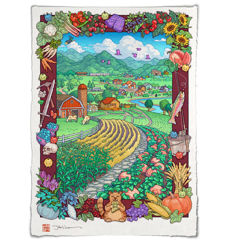 'A Trial of Strength' ジクレー版画