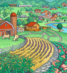 'Pelican Town' Giclée Print