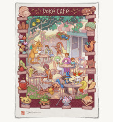 'Poké Cafe' Giclée Print