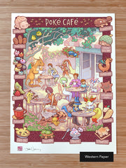 'Poké Cafe' Giclée Print