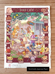 'Poké Cafe' Giclée Print