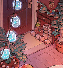 **Pre-Order** 'Quiet Night Together' Scroll