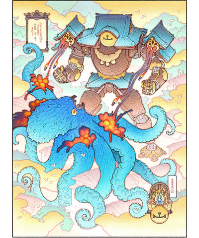 'A Trial of Strength' ジクレー版画