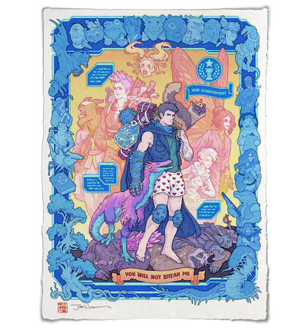 'A Trial of Strength' ジクレー版画