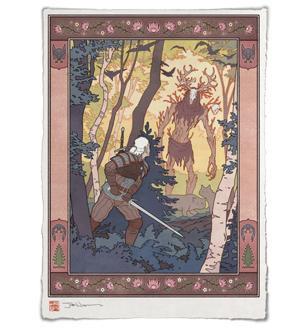 'A Young Man Shakes Heaven' ジクレー版画