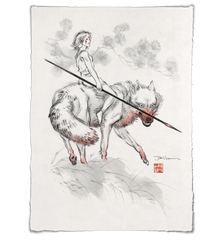 'Wolf Girl' Giclée Print