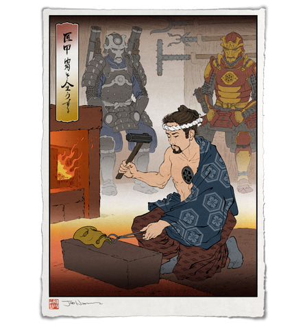 'The Dragon's Gift' ジクレー版画