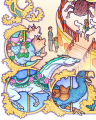 **Pre-Order** 'Carousel of Dreams' Wall Scroll