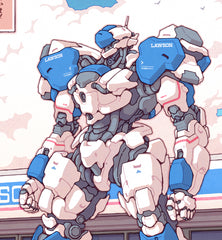 **Pre-Order** 'Mecha Delivery - Lawson' Wall Scroll